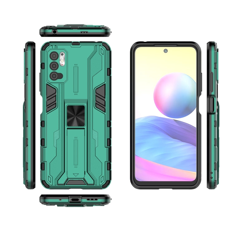 For Xiaomi Redmi Note 10 5G Supersonic PC + TPU Shock-proof Protective Case with Holder