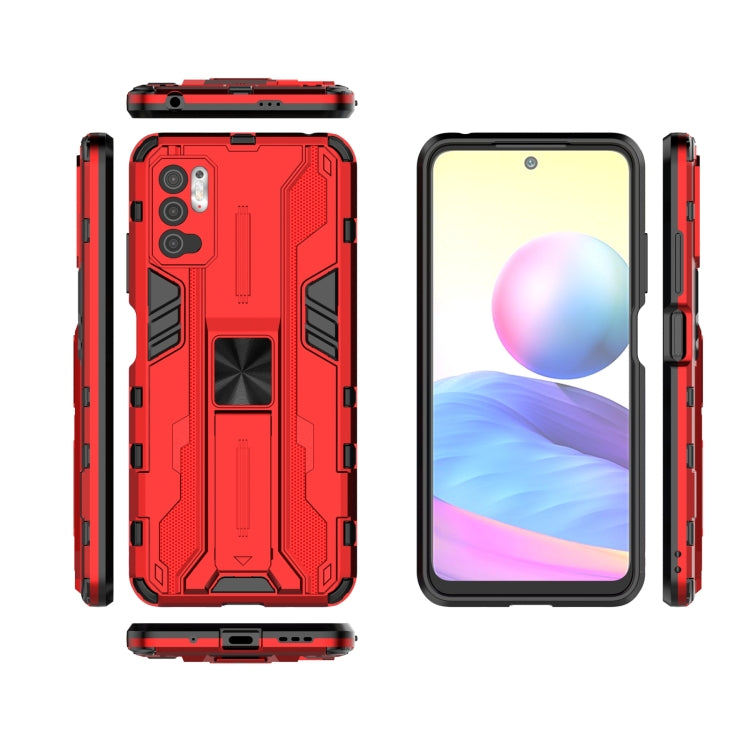 For Xiaomi Redmi Note 10 5G Supersonic PC + TPU Shock-proof Protective Case with Holder