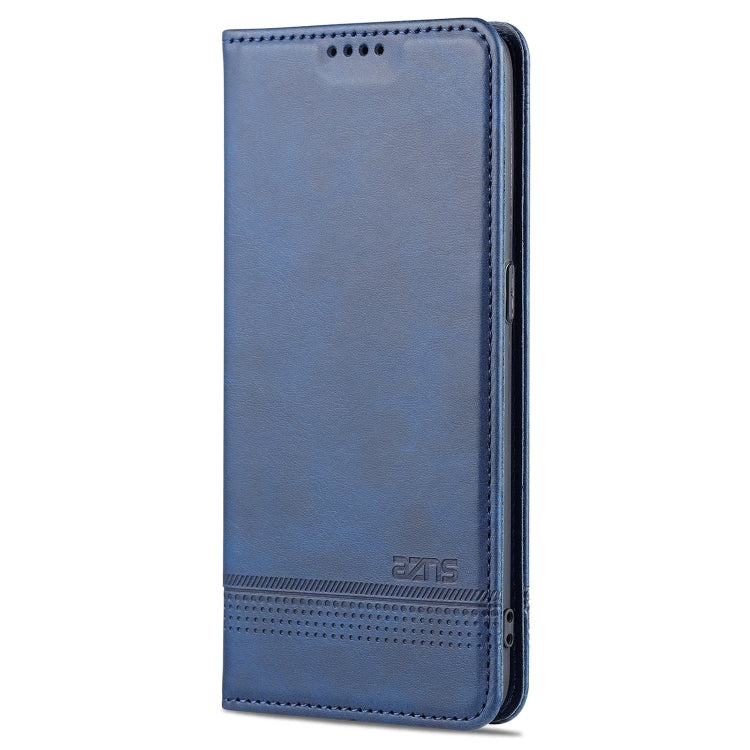 For OPPO K9 5G AZNS Magnetic Calf Texture Horizontal Flip Leather Case with Card Slots & Holder & Wallet