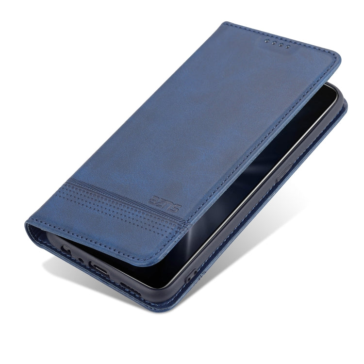 For OPPO K9 5G AZNS Magnetic Calf Texture Horizontal Flip Leather Case with Card Slots & Holder & Wallet