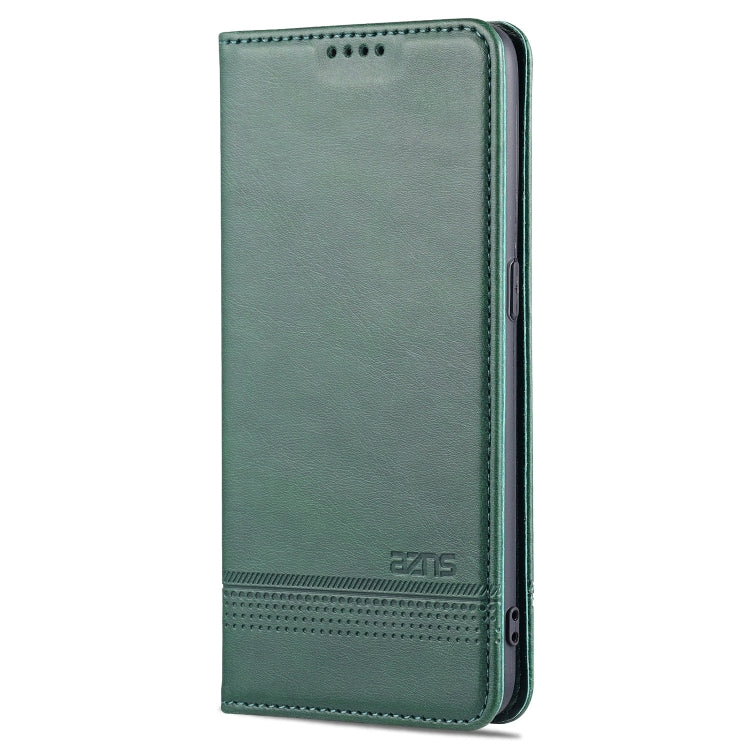 For OPPO K9 5G AZNS Magnetic Calf Texture Horizontal Flip Leather Case with Card Slots & Holder & Wallet