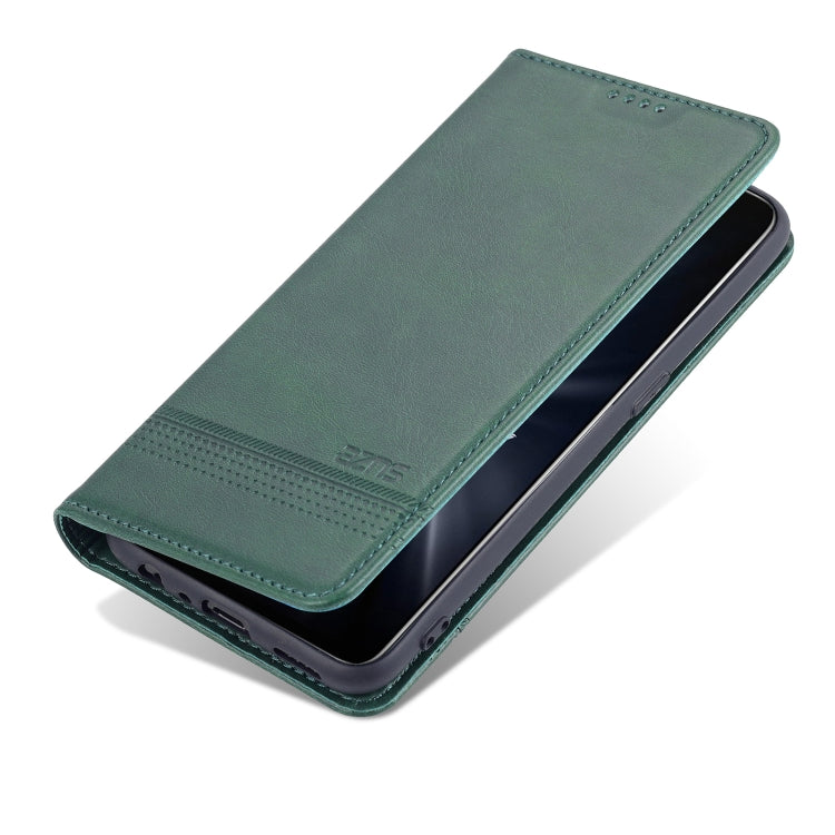 For OPPO K9 5G AZNS Magnetic Calf Texture Horizontal Flip Leather Case with Card Slots & Holder & Wallet