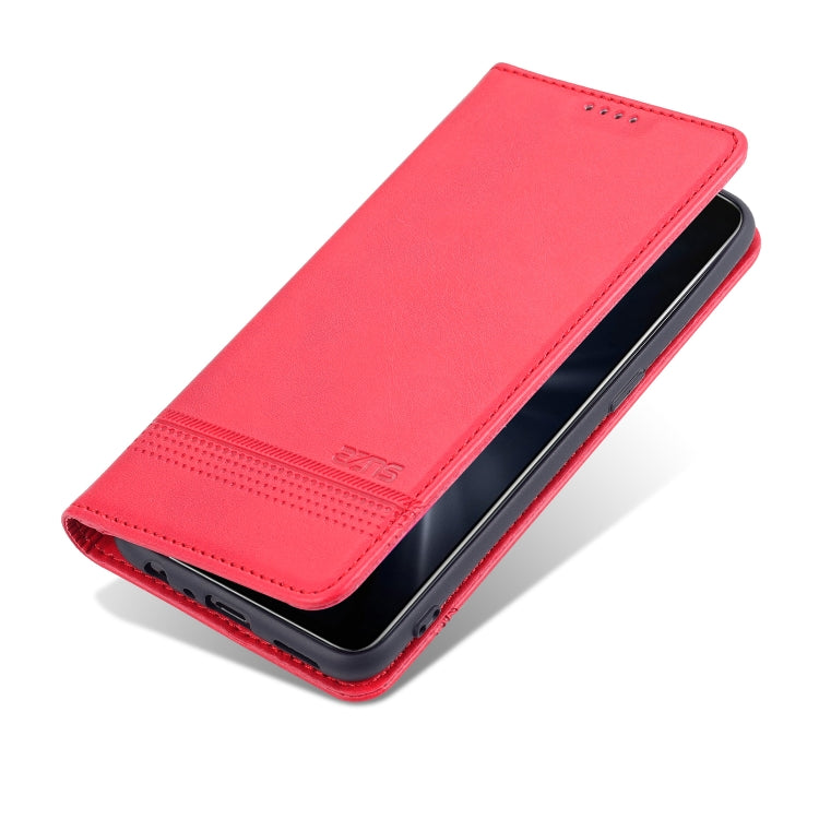 For OPPO K9 5G AZNS Magnetic Calf Texture Horizontal Flip Leather Case with Card Slots & Holder & Wallet