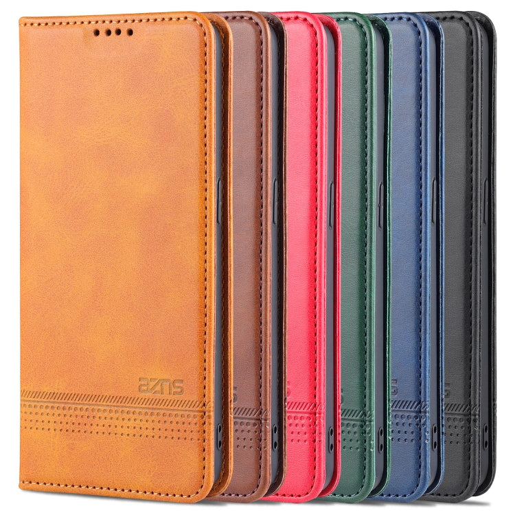 For OPPO K9 5G AZNS Magnetic Calf Texture Horizontal Flip Leather Case with Card Slots & Holder & Wallet