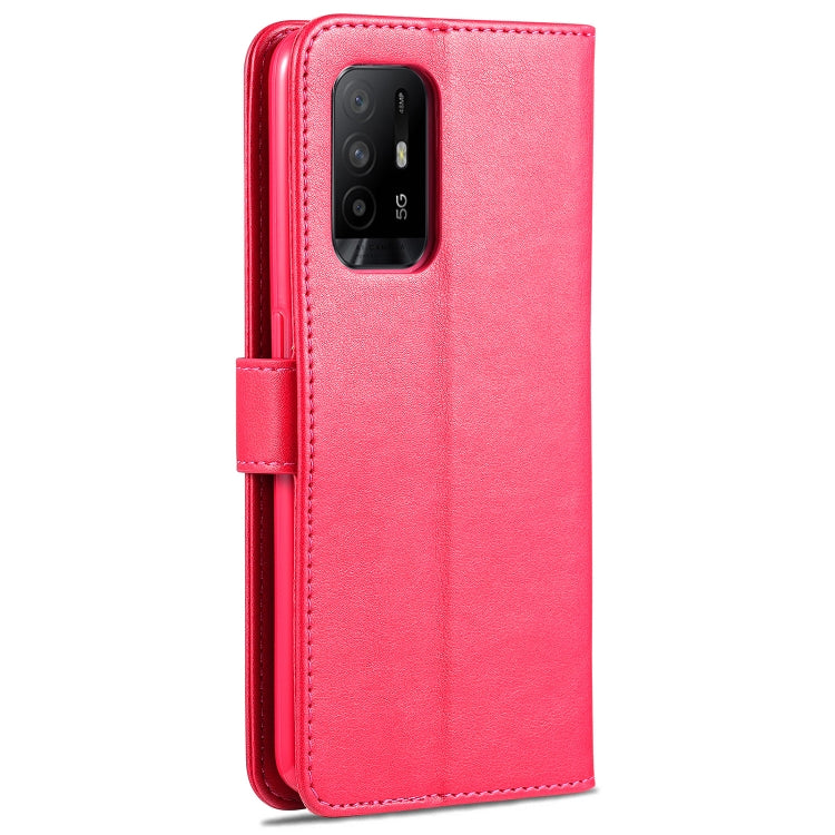 For OPPO A94 5G / Reno5Z 5G / F19 Pro+ 5G AZNS Sheepskin Texture Horizontal Flip Leather Case with Holder & Card Slots & Wallet