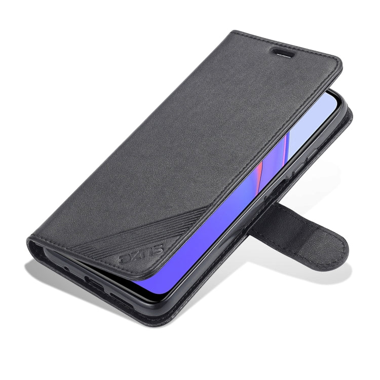 For Xiaomi Redmi Note 9 4G AZNS Sheepskin Texture Horizontal Flip Leather Case with Holder & Card Slots & Wallet