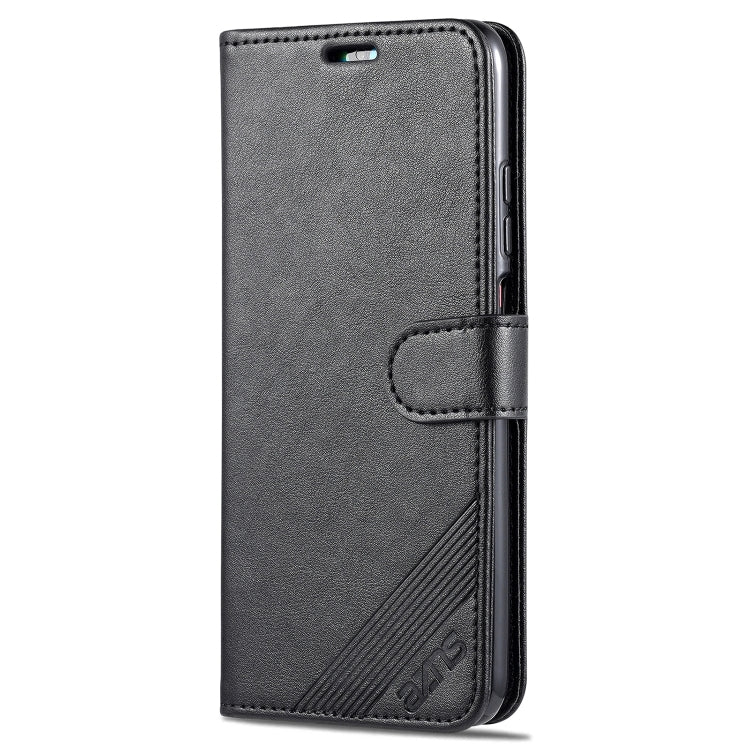 For Xiaomi Redmi Note 10 4G AZNS Sheepskin Texture Horizontal Flip Leather Case with Holder & Card Slots & Wallet
