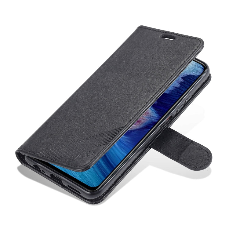 For Xiaomi Redmi Note 10 4G AZNS Sheepskin Texture Horizontal Flip Leather Case with Holder & Card Slots & Wallet