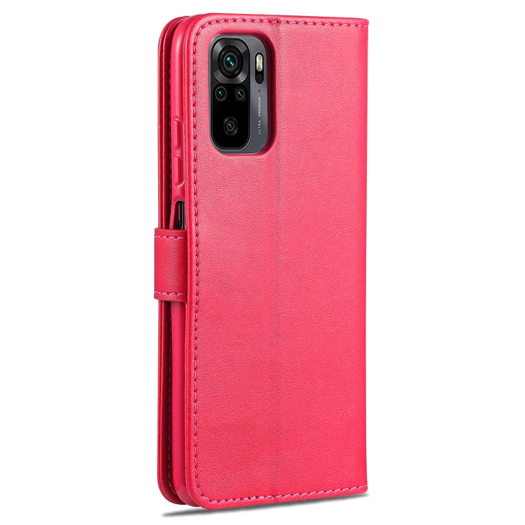 For Xiaomi Redmi Note 10 4G AZNS Sheepskin Texture Horizontal Flip Leather Case with Holder & Card Slots & Wallet