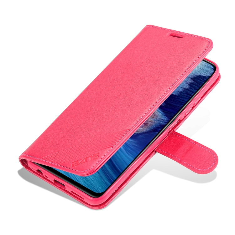 For Xiaomi Redmi Note 10 4G AZNS Sheepskin Texture Horizontal Flip Leather Case with Holder & Card Slots & Wallet