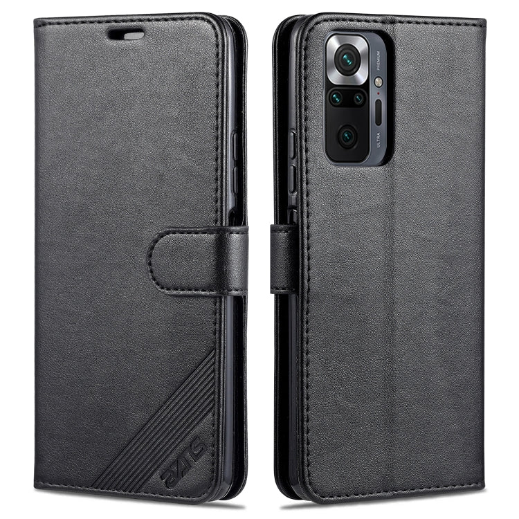 For Xiaomi Redmi Note 10 Pro AZNS Sheepskin Texture Horizontal Flip Leather Case with Holder & Card Slots & Wallet
