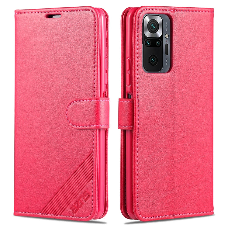 For Xiaomi Redmi Note 10 Pro AZNS Sheepskin Texture Horizontal Flip Leather Case with Holder & Card Slots & Wallet