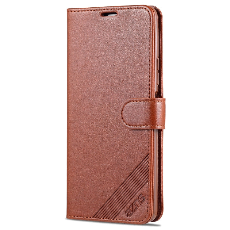For Xiaomi Redmi Note 10 Pro AZNS Sheepskin Texture Horizontal Flip Leather Case with Holder & Card Slots & Wallet