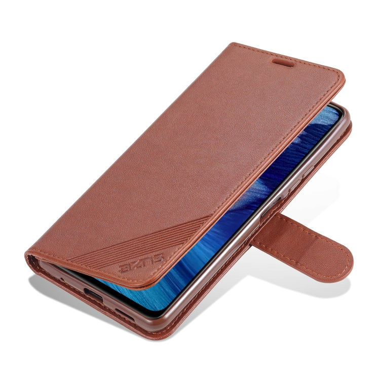 For Xiaomi Redmi Note 10 Pro AZNS Sheepskin Texture Horizontal Flip Leather Case with Holder & Card Slots & Wallet