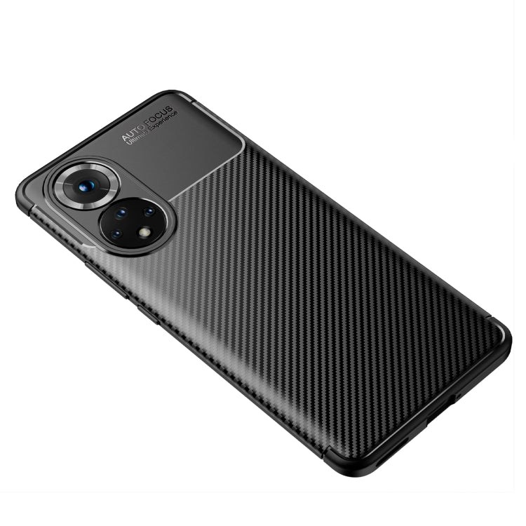 For Honor 50 Carbon Fiber Texture Shockproof TPU Case