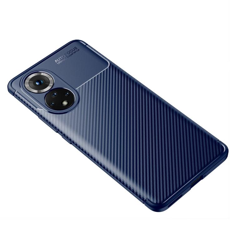 For Honor 50 Carbon Fiber Texture Shockproof TPU Case