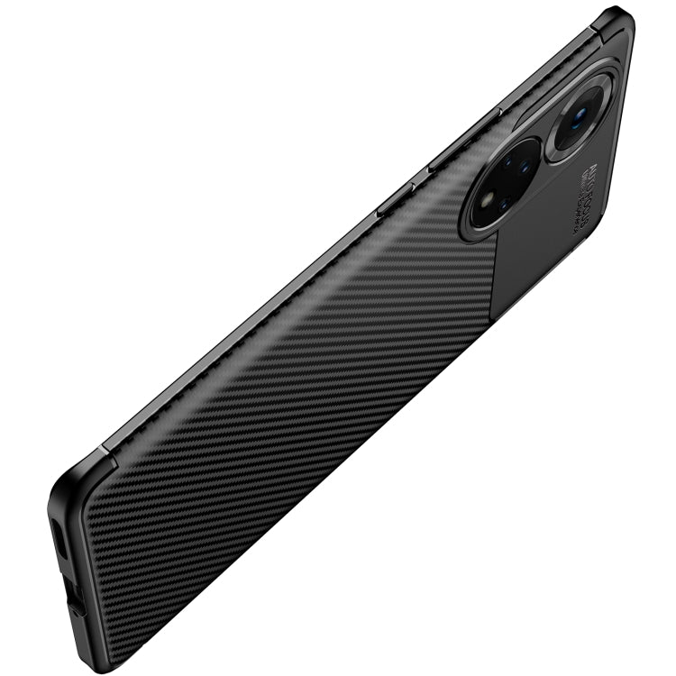 For Honor 50 Carbon Fiber Texture Shockproof TPU Case