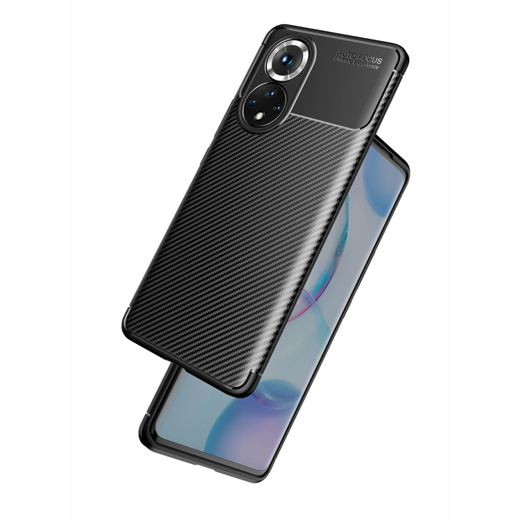 For Honor 50 Carbon Fiber Texture Shockproof TPU Case