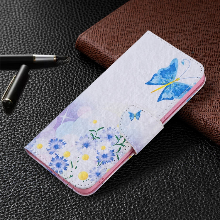 For Xiaomi Mi 11 Lite Colored Drawing Pattern Horizontal Flip Leather Case with Holder & Card Slots & Wallet