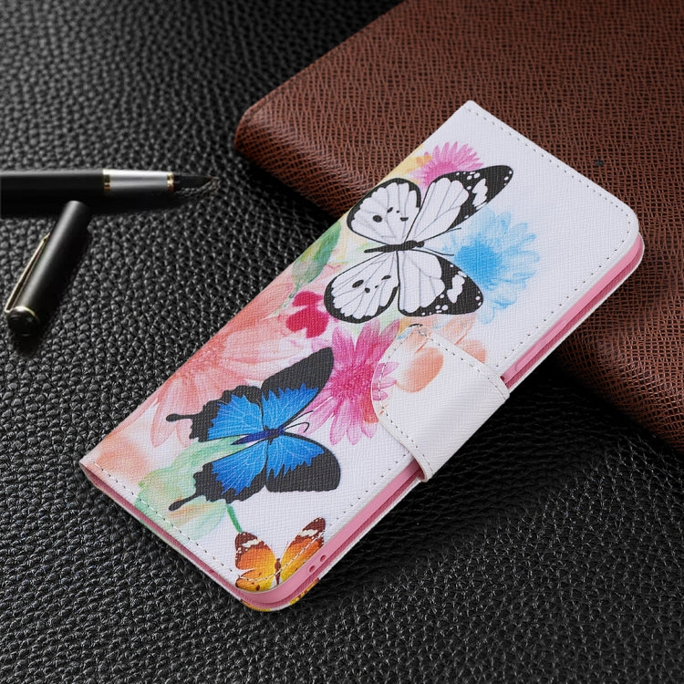 For Xiaomi Mi 11 Lite Colored Drawing Pattern Horizontal Flip Leather Case with Holder & Card Slots & Wallet