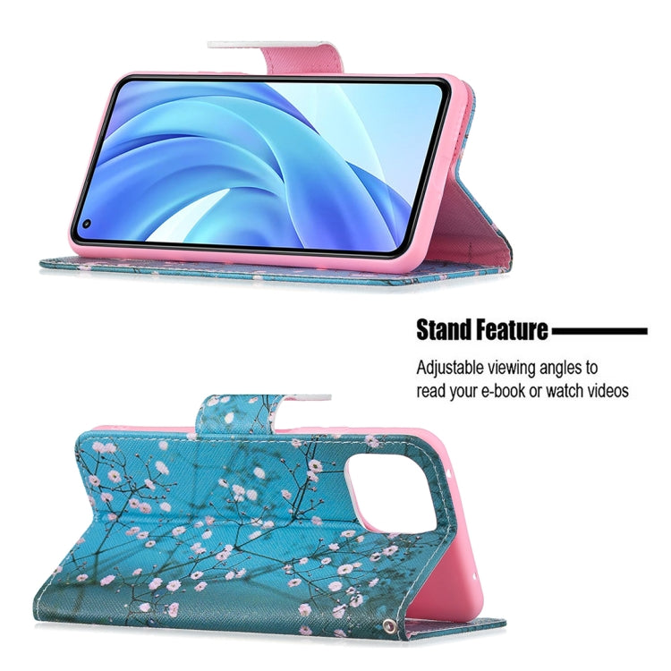 For Xiaomi Mi 11 Lite Colored Drawing Pattern Horizontal Flip Leather Case with Holder & Card Slots & Wallet