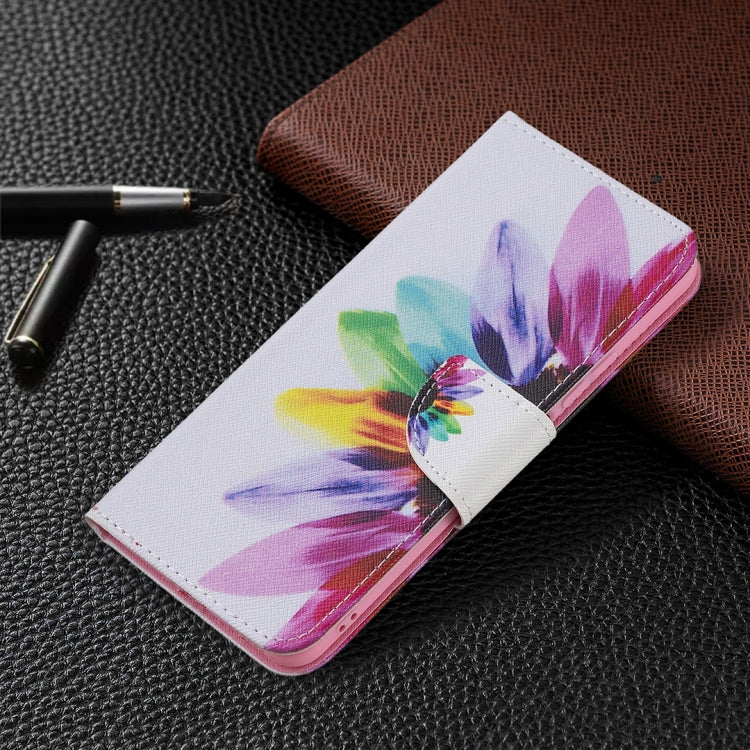 For Xiaomi Mi 11 Lite Colored Drawing Pattern Horizontal Flip Leather Case with Holder & Card Slots & Wallet
