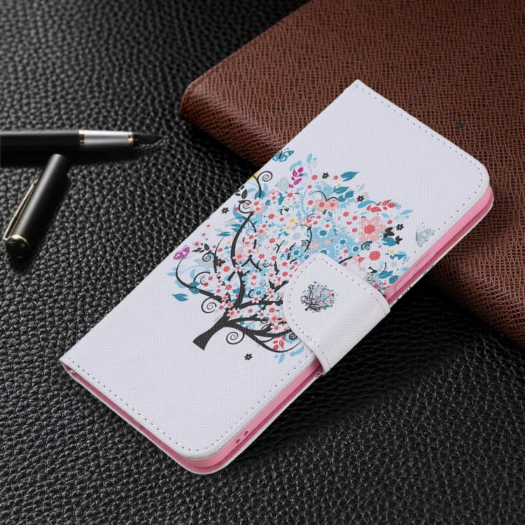For Xiaomi Mi 11 Lite Colored Drawing Pattern Horizontal Flip Leather Case with Holder & Card Slots & Wallet