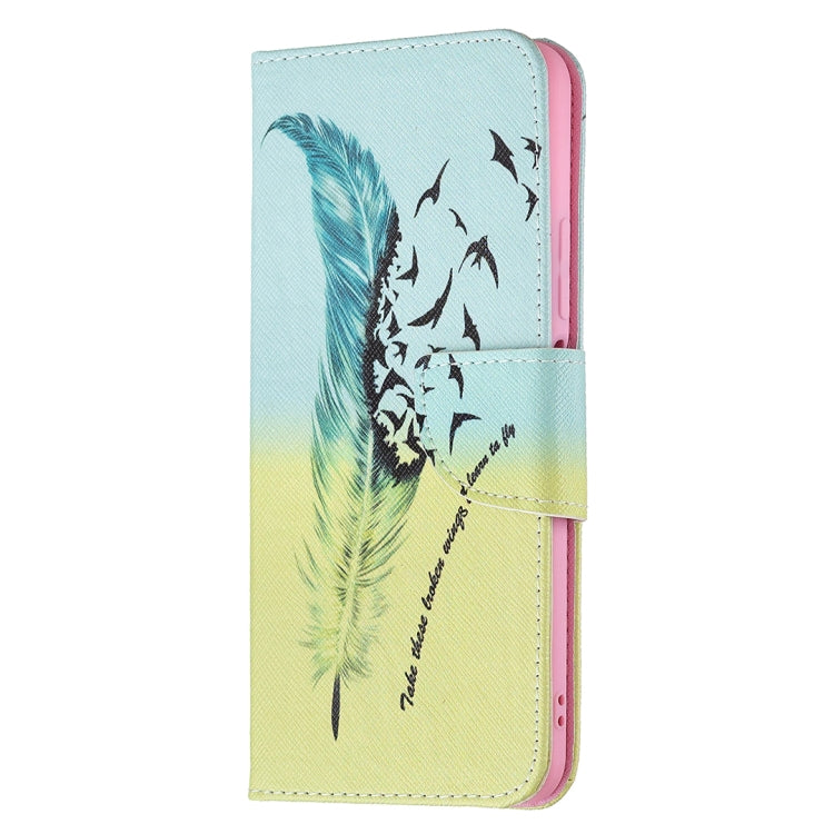 For Xiaomi Mi 11 Lite Colored Drawing Pattern Horizontal Flip Leather Case with Holder & Card Slots & Wallet