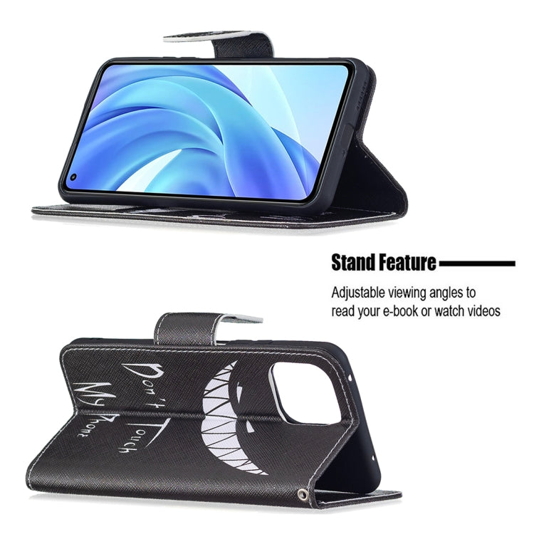 For Xiaomi Mi 11 Lite Colored Drawing Pattern Horizontal Flip Leather Case with Holder & Card Slots & Wallet