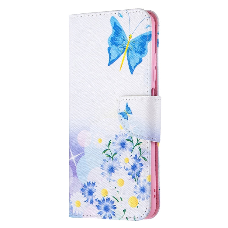 For Xiaomi Poco M3 Pro / Redmi Note 10 5G Colored Drawing Pattern Horizontal Flip Leather Case with Holder & Card Slots & Wallet