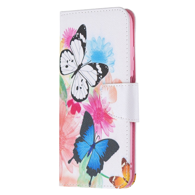 For Xiaomi Poco M3 Pro / Redmi Note 10 5G Colored Drawing Pattern Horizontal Flip Leather Case with Holder & Card Slots & Wallet