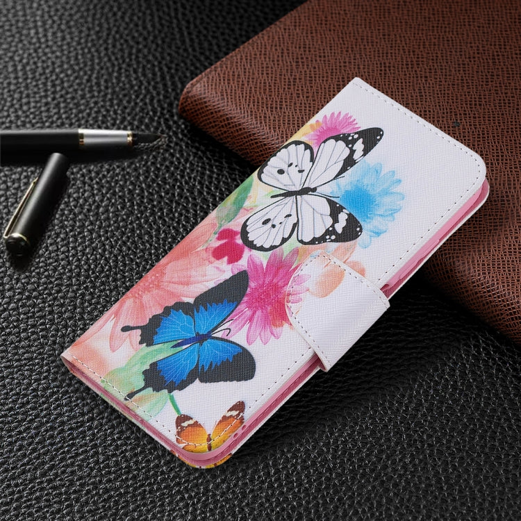 For Xiaomi Poco M3 Pro / Redmi Note 10 5G Colored Drawing Pattern Horizontal Flip Leather Case with Holder & Card Slots & Wallet