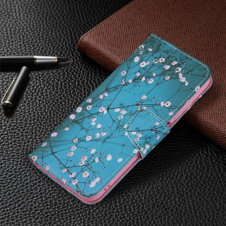 For Xiaomi Poco M3 Pro / Redmi Note 10 5G Colored Drawing Pattern Horizontal Flip Leather Case with Holder & Card Slots & Wallet