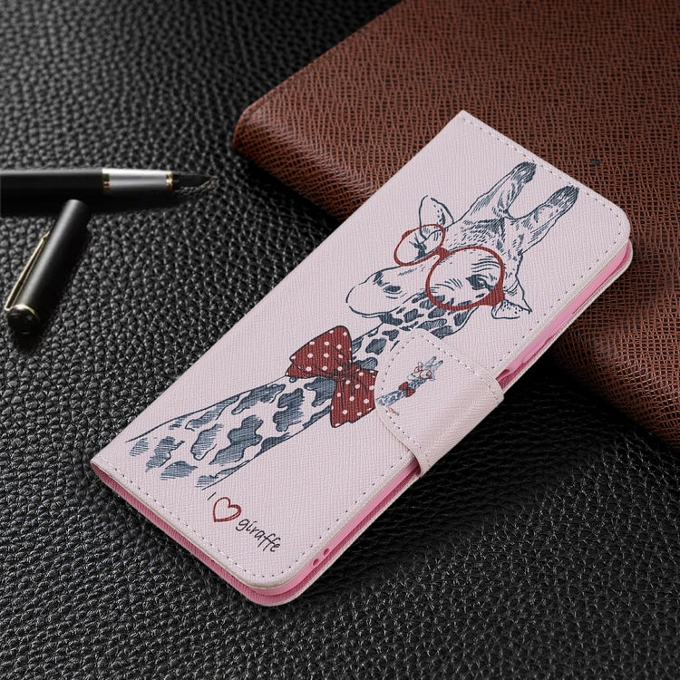 For Xiaomi Poco M3 Pro / Redmi Note 10 5G Colored Drawing Pattern Horizontal Flip Leather Case with Holder & Card Slots & Wallet
