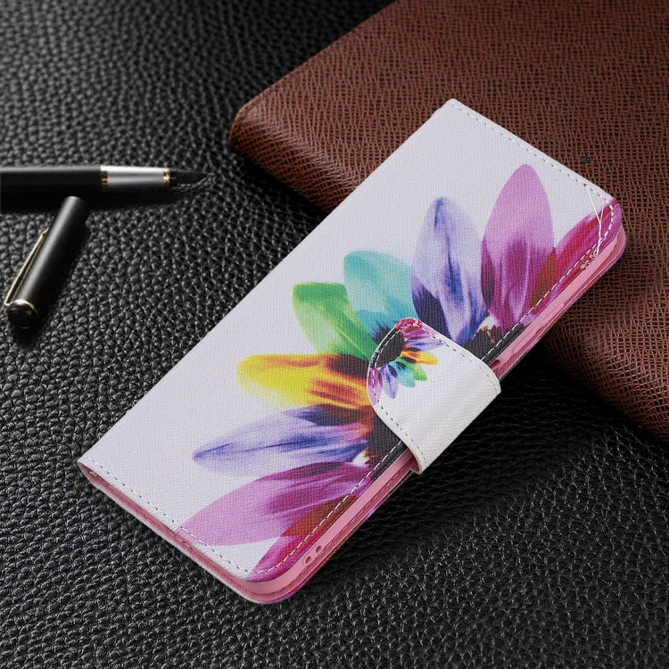 For Xiaomi Poco M3 Pro / Redmi Note 10 5G Colored Drawing Pattern Horizontal Flip Leather Case with Holder & Card Slots & Wallet