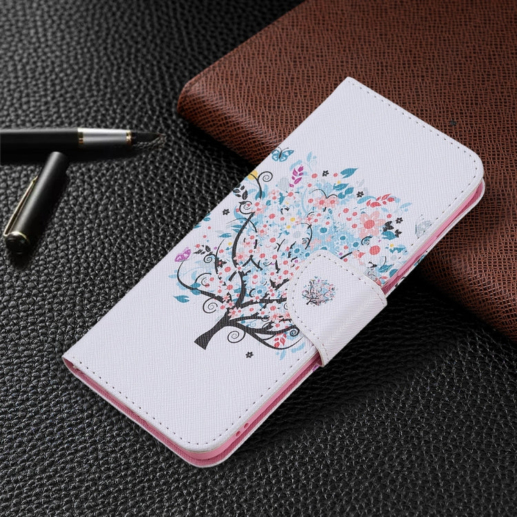 For Xiaomi Poco M3 Pro / Redmi Note 10 5G Colored Drawing Pattern Horizontal Flip Leather Case with Holder & Card Slots & Wallet