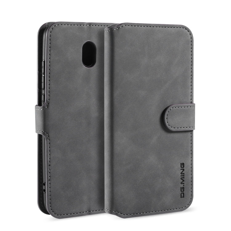 For Xiaomi Redmi 8A DG.MING Retro Oil Side Horizontal Flip Case with Holder & Card Slots & Wallet