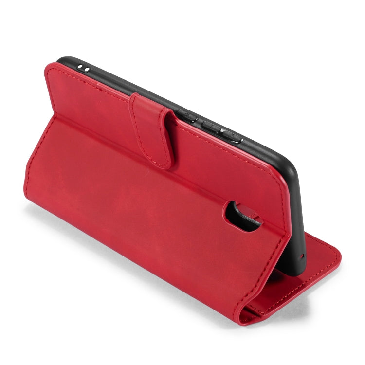 For Xiaomi Redmi 8A DG.MING Retro Oil Side Horizontal Flip Case with Holder & Card Slots & Wallet