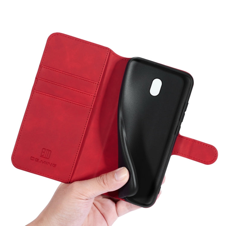 For Xiaomi Redmi 8A DG.MING Retro Oil Side Horizontal Flip Case with Holder & Card Slots & Wallet