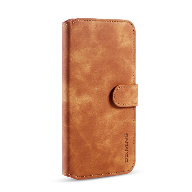 For Xiaomi Redmi 8A DG.MING Retro Oil Side Horizontal Flip Case with Holder & Card Slots & Wallet