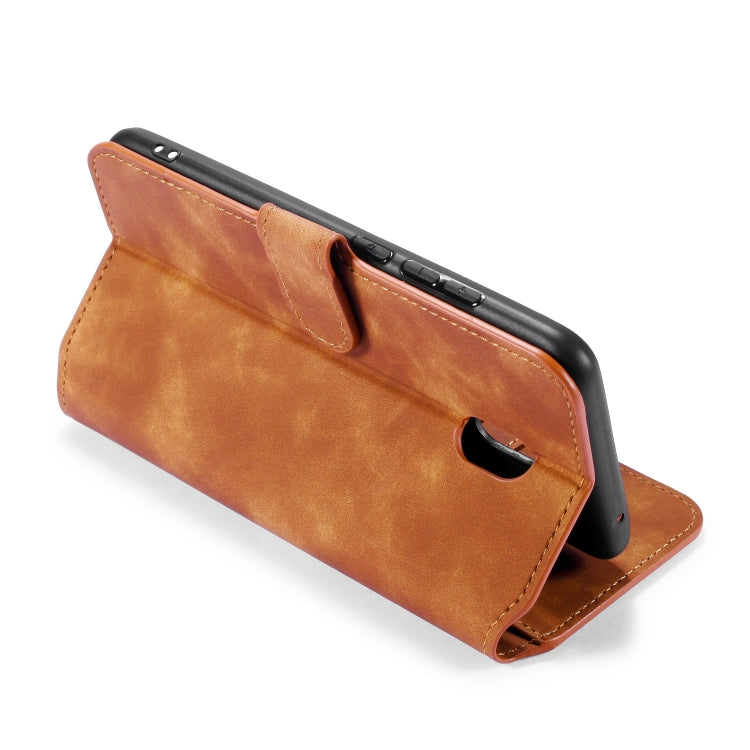 For Xiaomi Redmi 8A DG.MING Retro Oil Side Horizontal Flip Case with Holder & Card Slots & Wallet