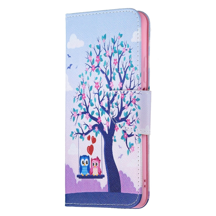 For Xiaomi Mi 11 Lite Colored Drawing Pattern Horizontal Flip Leather Case with Holder & Card Slots & Wallet