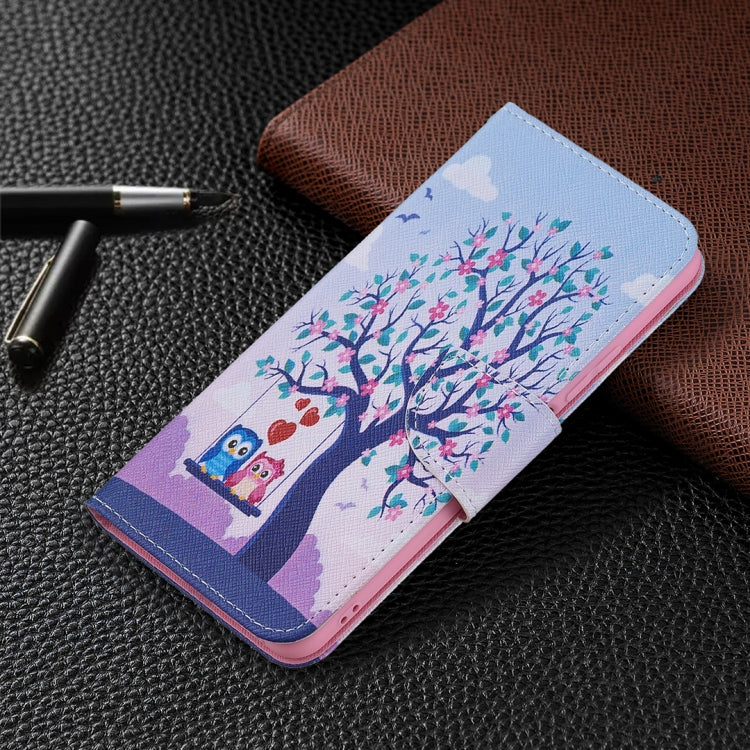 For Xiaomi Mi 11 Lite Colored Drawing Pattern Horizontal Flip Leather Case with Holder & Card Slots & Wallet