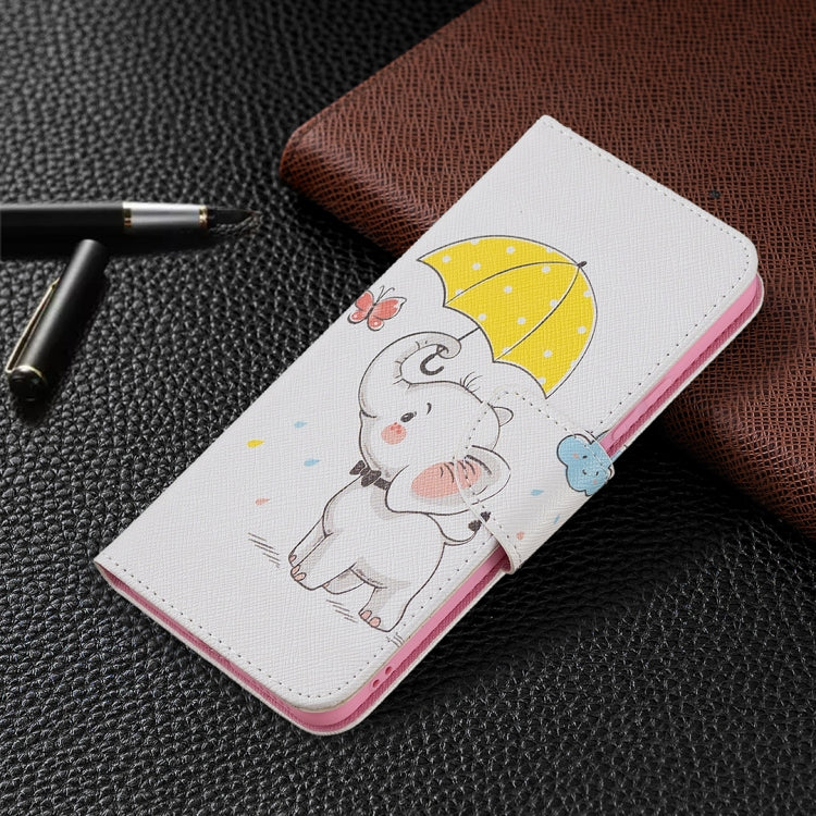 For Xiaomi Mi 11 Lite Colored Drawing Pattern Horizontal Flip Leather Case with Holder & Card Slots & Wallet