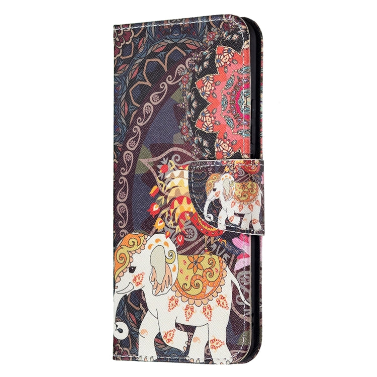 For Xiaomi Mi 11 Lite Colored Drawing Pattern Horizontal Flip Leather Case with Holder & Card Slots & Wallet