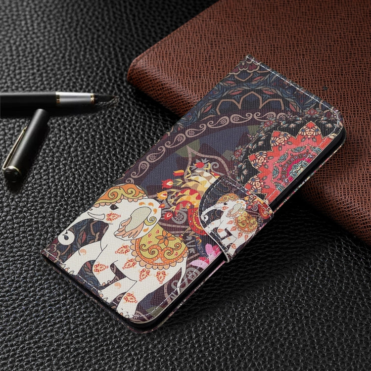 For Xiaomi Mi 11 Lite Colored Drawing Pattern Horizontal Flip Leather Case with Holder & Card Slots & Wallet