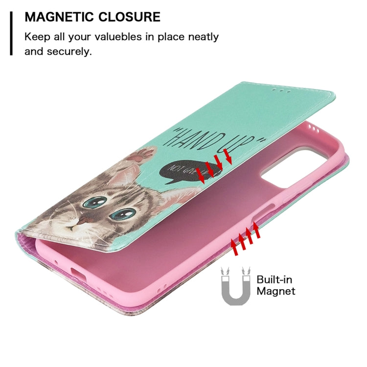 For Xiaomi Poco M3 Pro / Redmi Note 10 5G Colored Drawing Pattern Invisible Magnetic Horizontal Flip PU Leather Case with Holder & Card Slots & Wallet