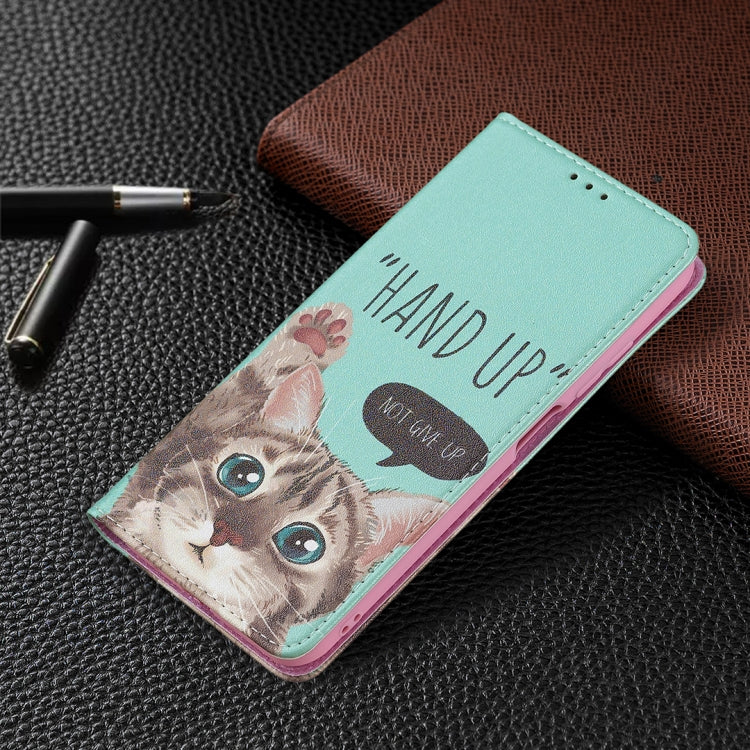 For Xiaomi Poco M3 Pro / Redmi Note 10 5G Colored Drawing Pattern Invisible Magnetic Horizontal Flip PU Leather Case with Holder & Card Slots & Wallet