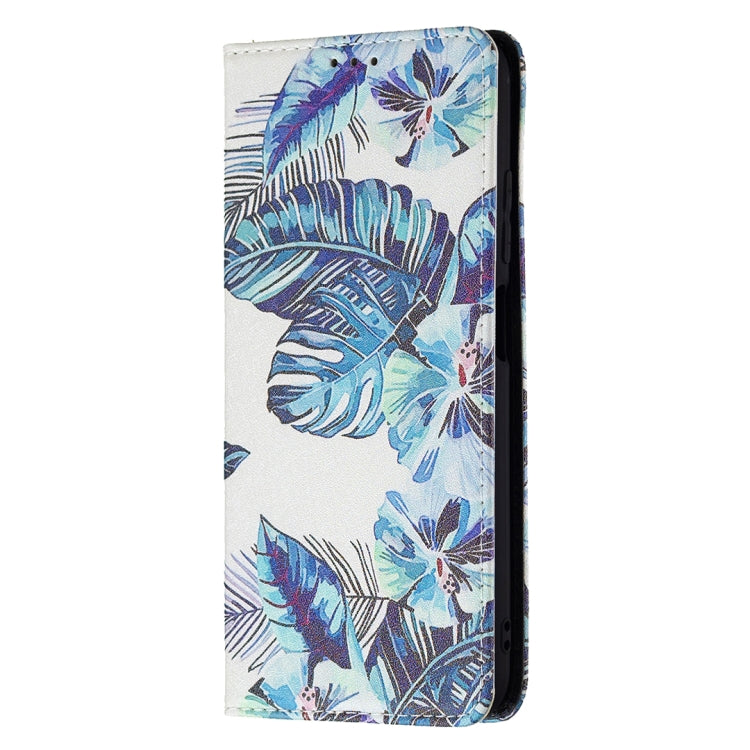 For Xiaomi Poco M3 Pro / Redmi Note 10 5G Colored Drawing Pattern Invisible Magnetic Horizontal Flip PU Leather Case with Holder & Card Slots & Wallet