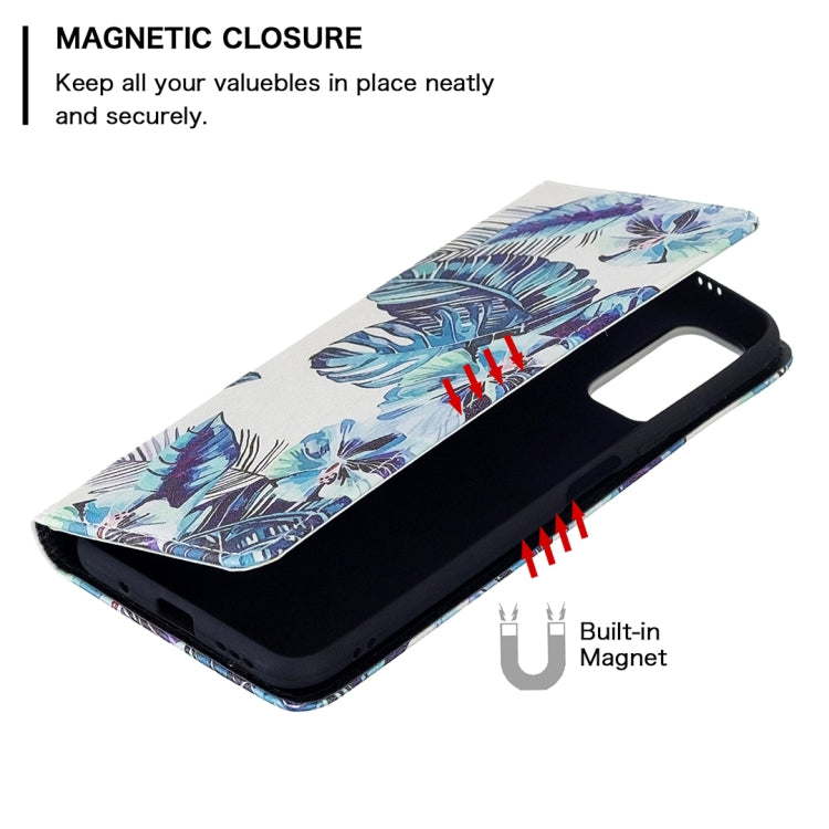 For Xiaomi Poco M3 Pro / Redmi Note 10 5G Colored Drawing Pattern Invisible Magnetic Horizontal Flip PU Leather Case with Holder & Card Slots & Wallet